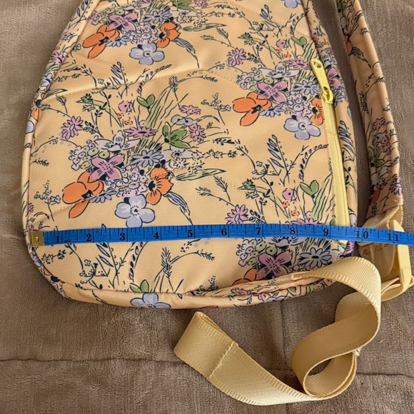Vera Bradley Floral Sling Backpack in Yellow - Picture 6 of 9
